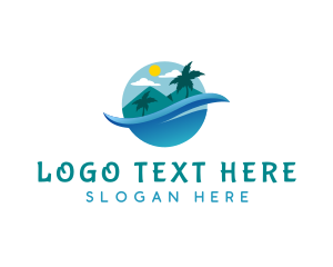 Vacation - Ocean Beach Vacation logo design