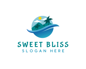 Resort - Ocean Beach Vacation logo design