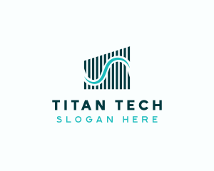 Tech Waves Enterprise logo design