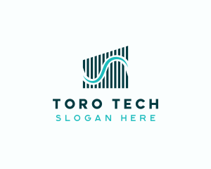 Tech Waves Enterprise logo design