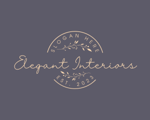 Natural Elegant Business Brand logo design