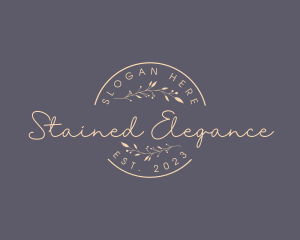 Natural Elegant Business Brand logo design