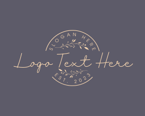 Foliage - Natural Elegant Business Brand logo design