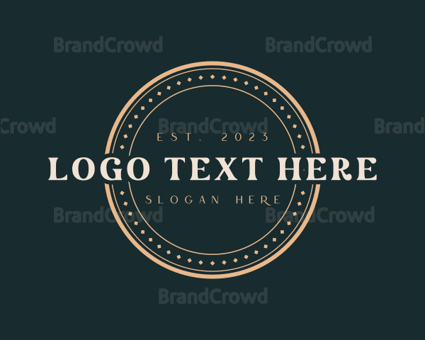 Elegant Round Coin Business Logo