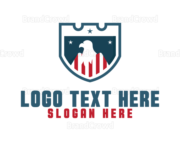 Patriot Eagle Shield Logo