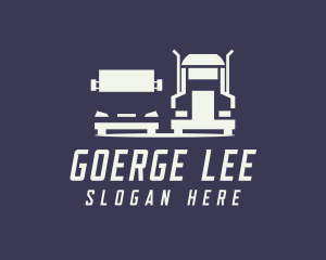 Truck Logistics Vehicle Logo