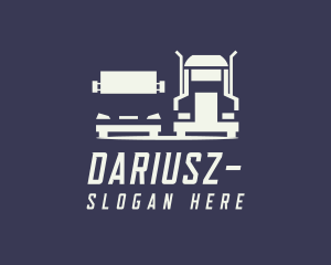 Truck Logistics Vehicle Logo