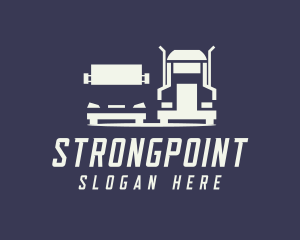 Truck Logistics Vehicle Logo