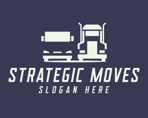 Truck Logistics Vehicle logo design