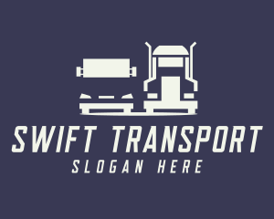 Truck Logistics Vehicle logo design