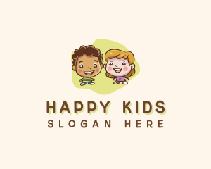 Daycare School Kids logo design