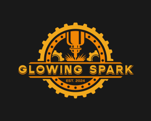 Industrial CNC Laser logo design