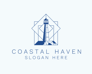 Tower Lighthouse Coast logo design