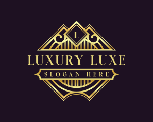 Luxury Decorative Crest logo design