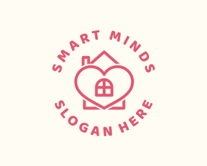 Social Welfare - Heart House Love logo design