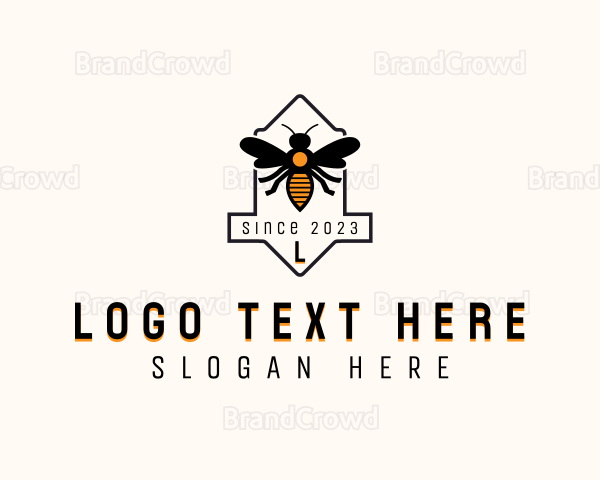 Honey Bee Beekeeper Logo
