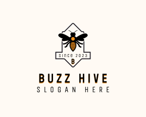 Honey Bee Beekeeper logo design