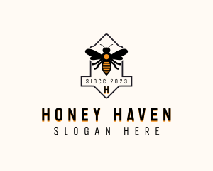 Beekeeper - Honey Bee Beekeeper logo design