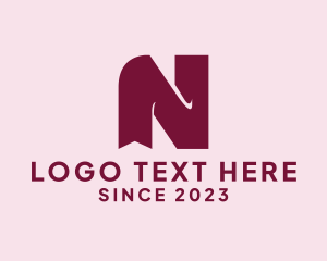 Novel - Publisher Company Letter N logo design