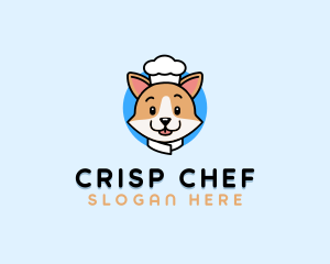 Corgi Dog Chef logo design