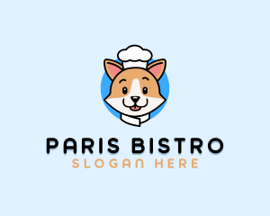 Corgi Dog Chef logo design