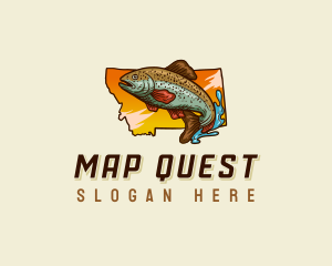 Montana Outdoor Fishing logo design