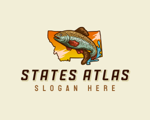 Montana Outdoor Fishing logo design