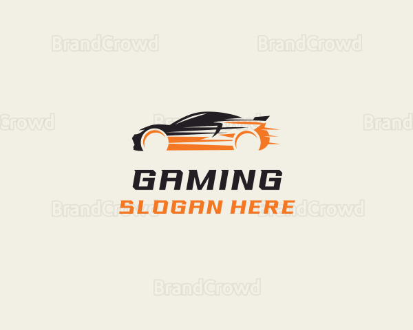 Fast Car Automobile Logo