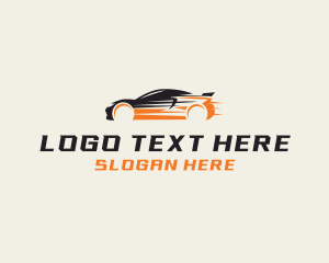 Tire Store - Fast Car Automobile logo design