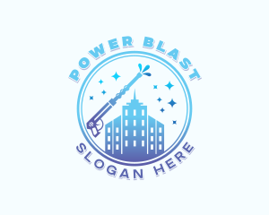 Building Pressure Washer logo design