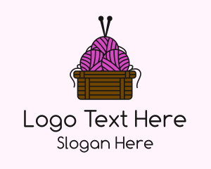 Yarn Ball Basket  Logo