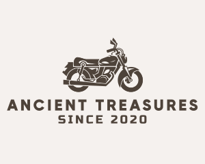 Cool Retro Motorbike logo design