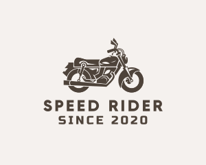 Motorbike - Cool Retro Motorbike logo design