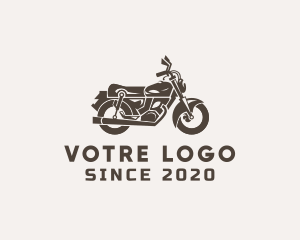 Rider - Cool Retro Motorbike logo design