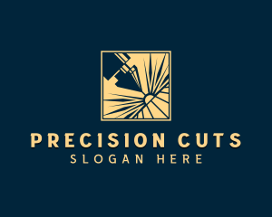 CNC Laser Cutting Technician logo design