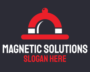 Magnetic - Food Magnet Cloche logo design