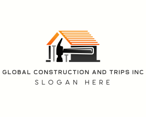 House Hammer Construction logo design