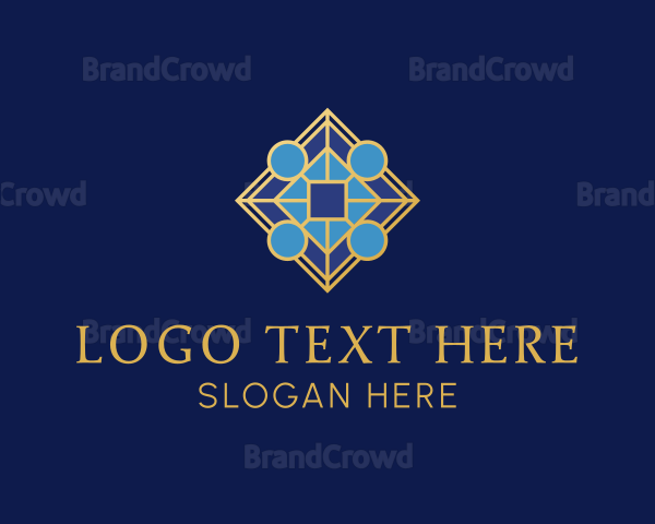 Elegant Geometric Jewelry Logo