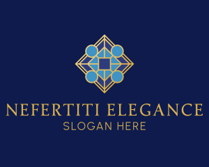 Elegant Geometric Jewelry logo design