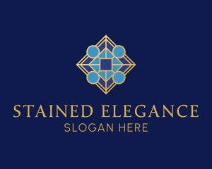 Elegant Geometric Jewelry logo design