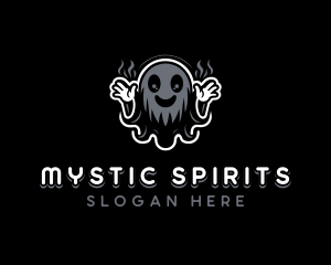 Haunted Ghost Spirit logo design