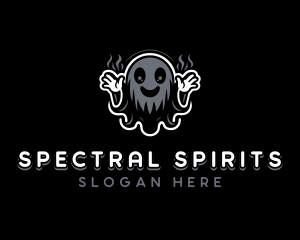 Haunted Ghost Spirit logo design