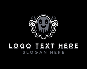 Mascot - Haunted Ghost Spirit logo design
