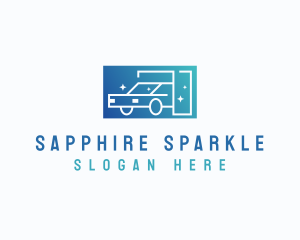 Sparkle Car Wash Cleaning logo design