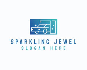 Sparkle Car Wash Cleaning logo design