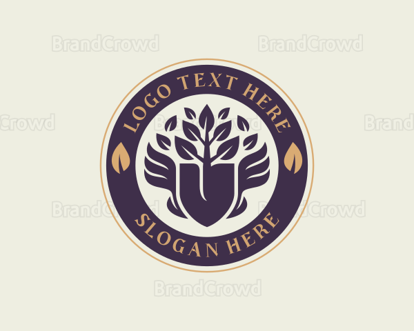 Shovel Garden Landscaping Logo