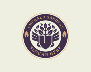 Shovel Garden Landscaping logo design