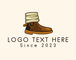 Bootmaker - Winter Boots Footwear logo design