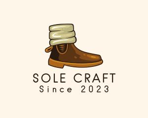 Cobbler - Winter Boots Footwear logo design