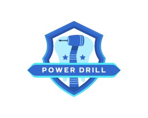 Dental Drill Tooth logo design